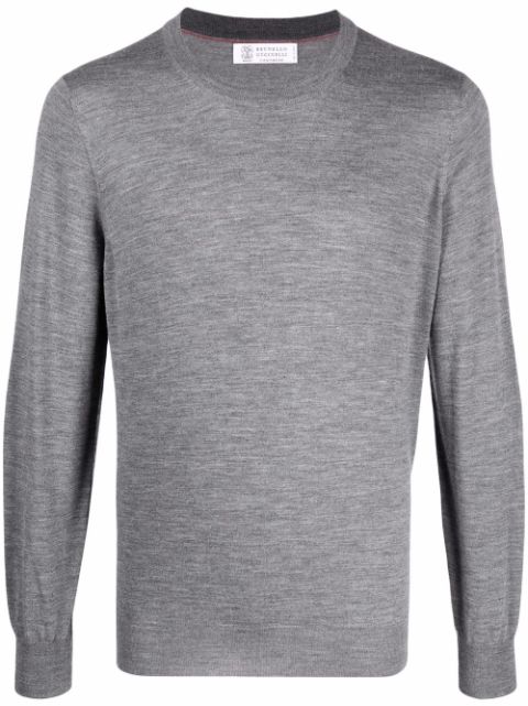 Brunello Cucinelli crewneck cashmere-wool jumper Men