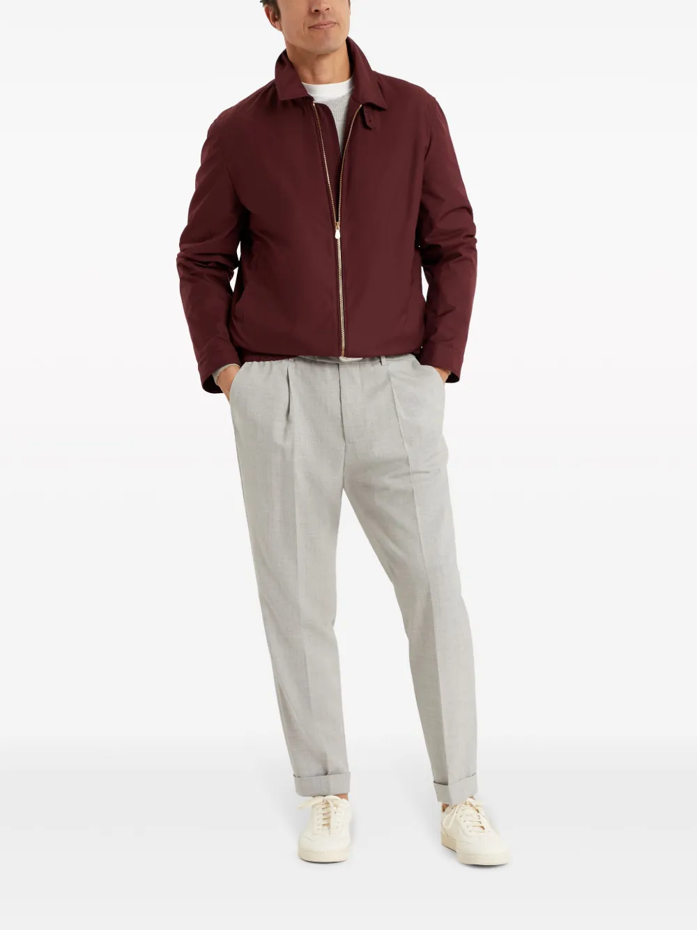 Brunello Cucinelli Ribbed-knit Cashmere Jumper In Grey