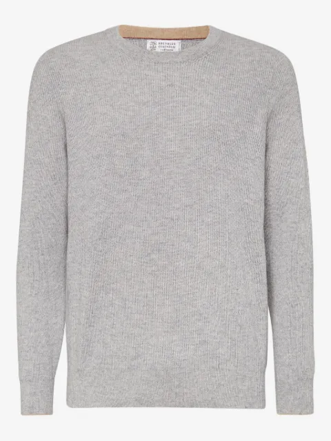 Brunello Cucinelli ribbed-knit cashmere jumper