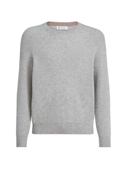 Brunello Cucinelli Gerippter Kaschmirpullover