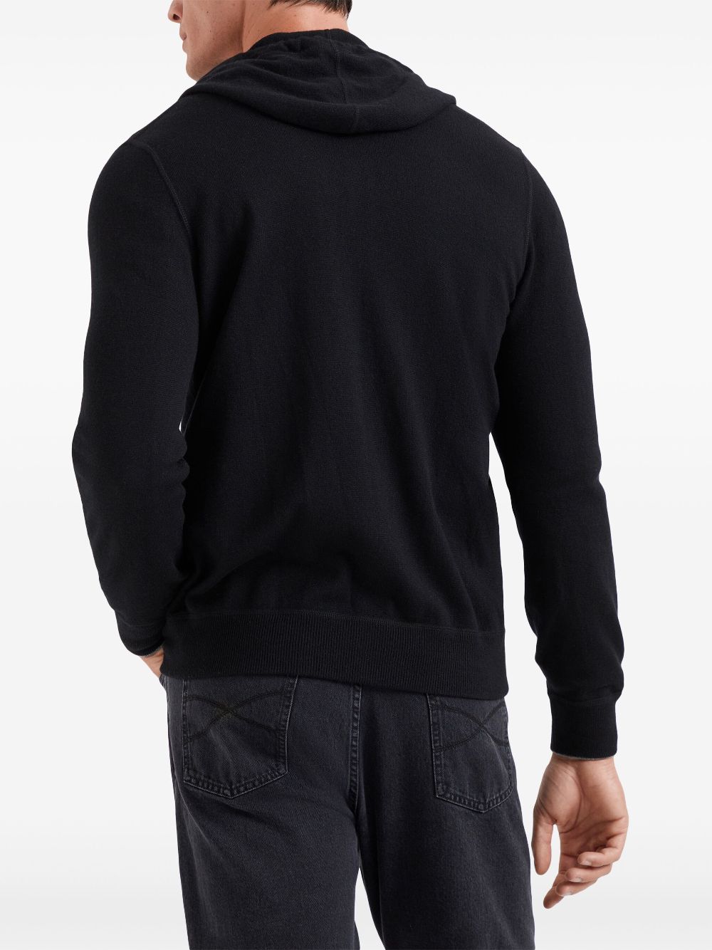 Brunello Cucinelli zip-front cashmere hoodie Men