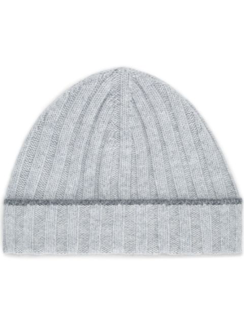 Brunello Cucinelli ribbed cashmere beanie Men