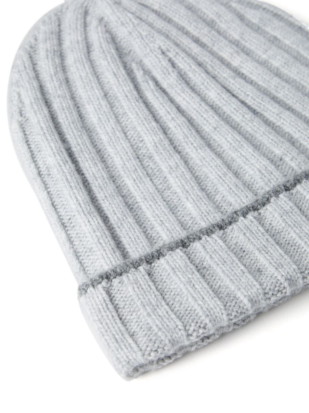 Image 2 of Brunello Cucinelli ribbed cashmere beanie