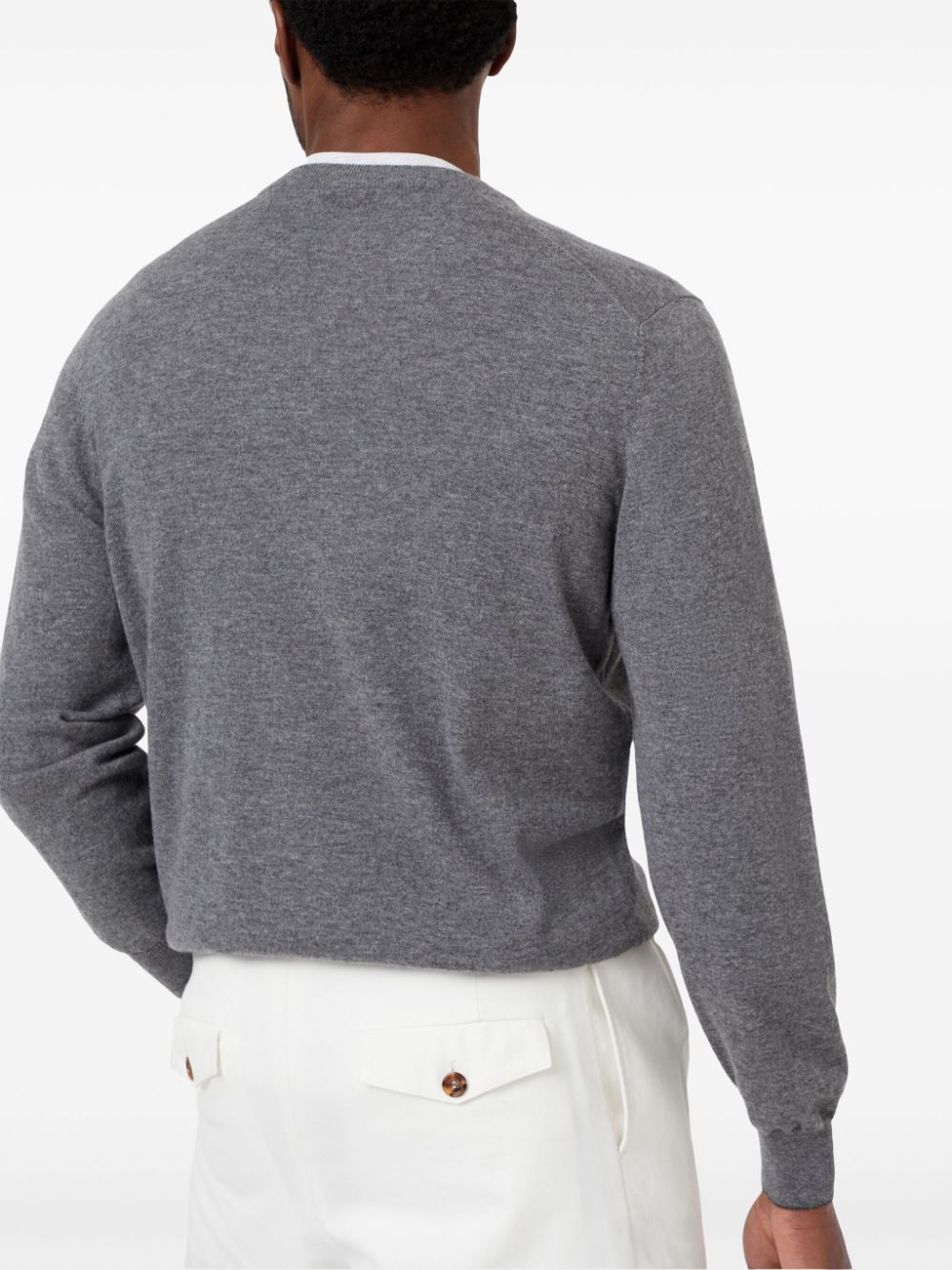 Brunello Cucinelli V-neck cashmere jumper Men