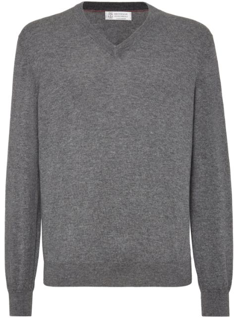 Brunello Cucinelli V-neck cashmere jumper Men