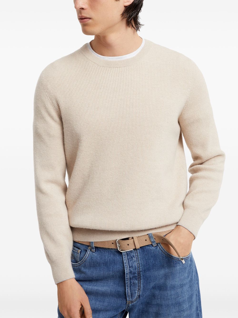 Brunello Cucinelli crewneck cashmere jumper Men