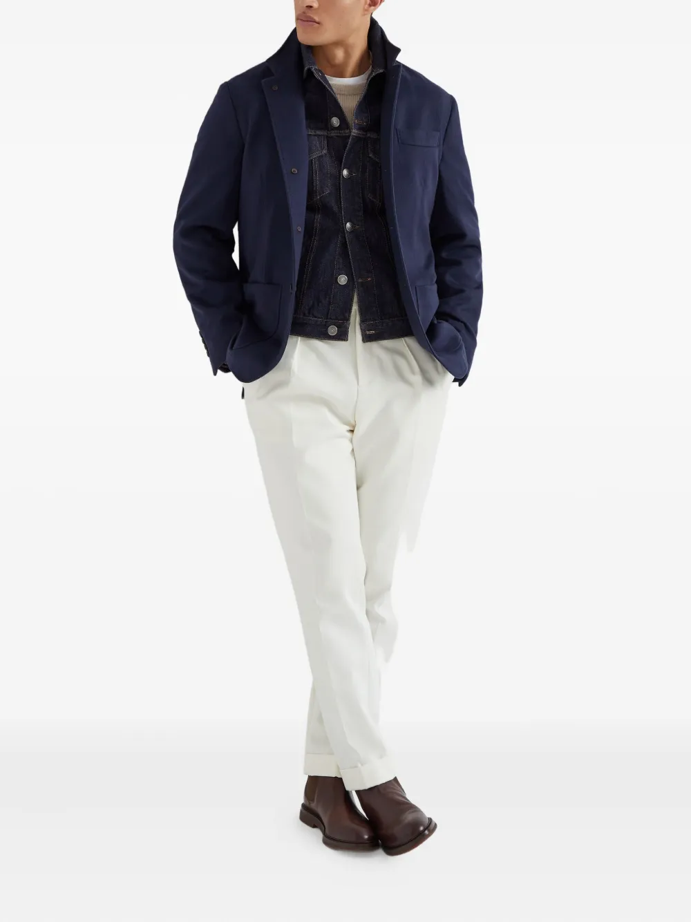 Brunello Cucinelli crewneck cashmere jumper | Knitted Sweaters | Image 2