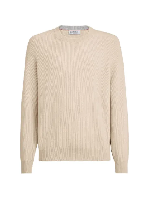 Brunello Cucinelli cashmere English Rib sweater