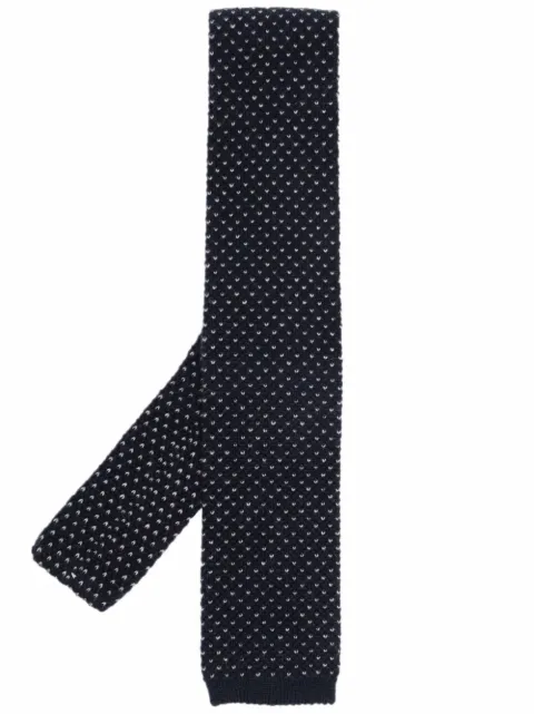 Brunello Cucinelli woven straight-edge tie