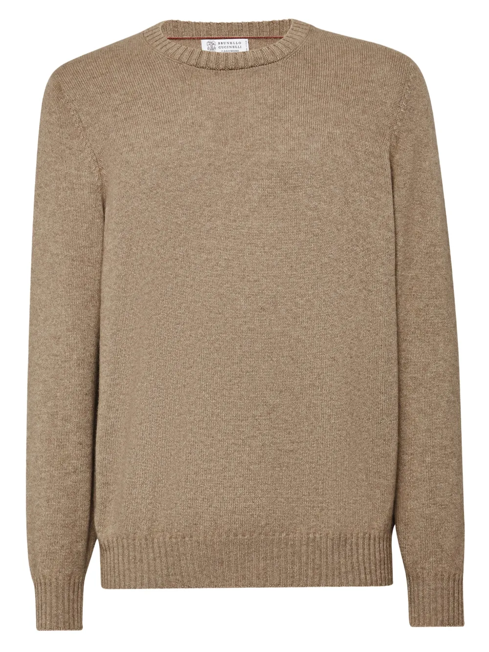 Brunello Cucinelli crewneck cashmere jumper | Neutrals | Image 1