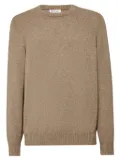 Brunello Cucinelli crewneck cashmere jumper - Neutrals