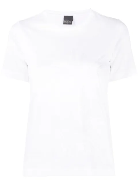 Lorena Antoniazzi embroidered cotton T-shirt