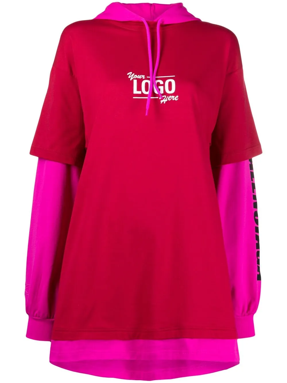 Balenciaga Oversized hoodie Rood