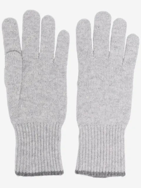 Brunello Cucinelli knitted cashmere gloves