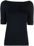 Lauren Ralph Lauren boat-neck fitted top - Blue