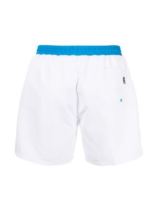 logo-printed swim shorts展示图