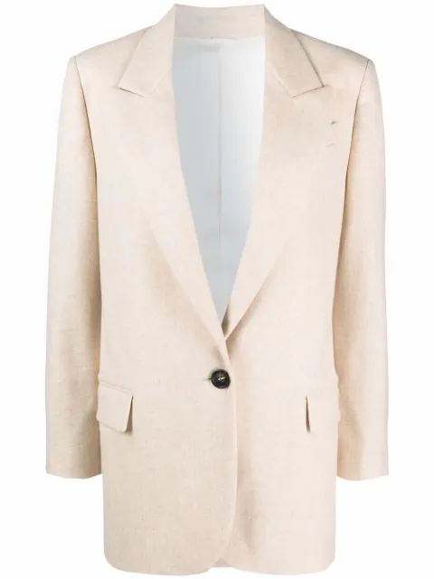 Brunello Cucinelli peak-lapel single-breasted blazer