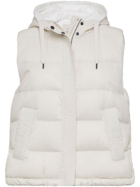 Brunello Cucinelli padded hooded gilet Women