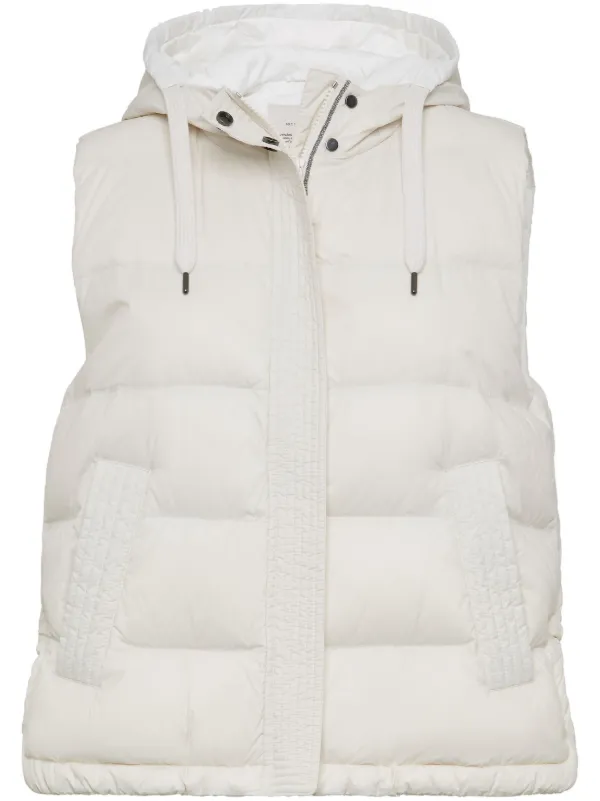 Brunello Cucinelli フーデッド パデッドジレ 通販 - FARFETCH