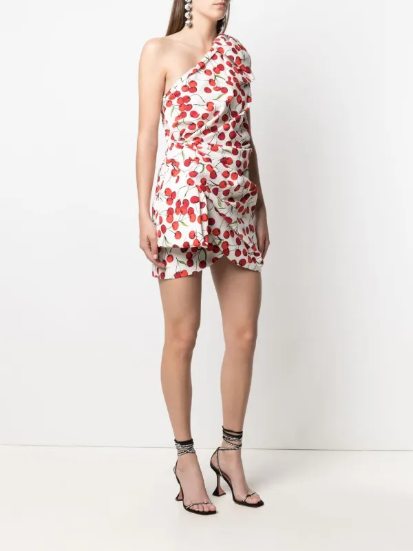 saint laurent cherry dress