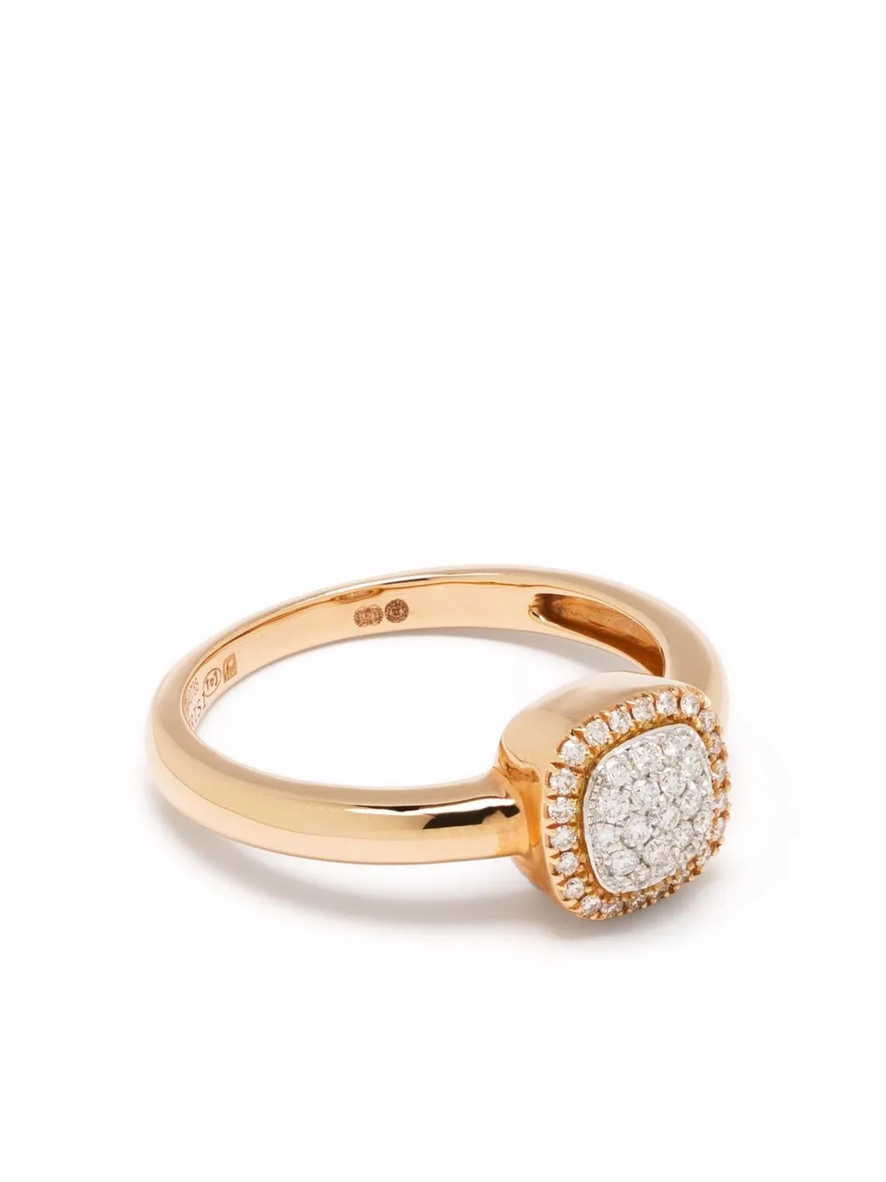 Tirisi Anello Milano Sweeties in oro rosa 18 carati con diamanti | rosa | Image 1