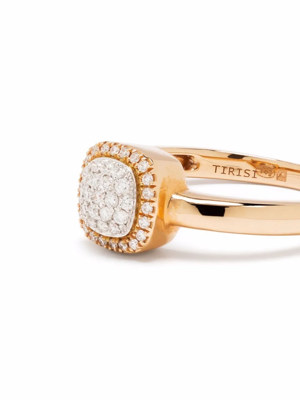 Tirisi Anello Milano Sweeties in oro rosa 18 carati con diamanti | Anelli di alta gioielleria | Image 3