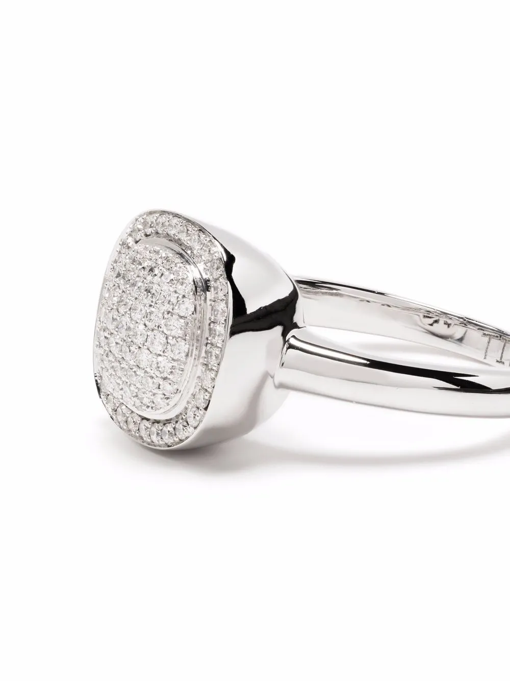 Tirisi Anello Milano in oro bianco 18 carati con diamanti | Anelli di alta gioielleria | Image 3