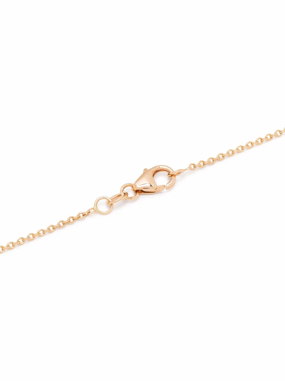 Tirisi 18kt Milano Rotgoldhalskette mit Diamanten und Saphir | Echtschmuck | Image 4