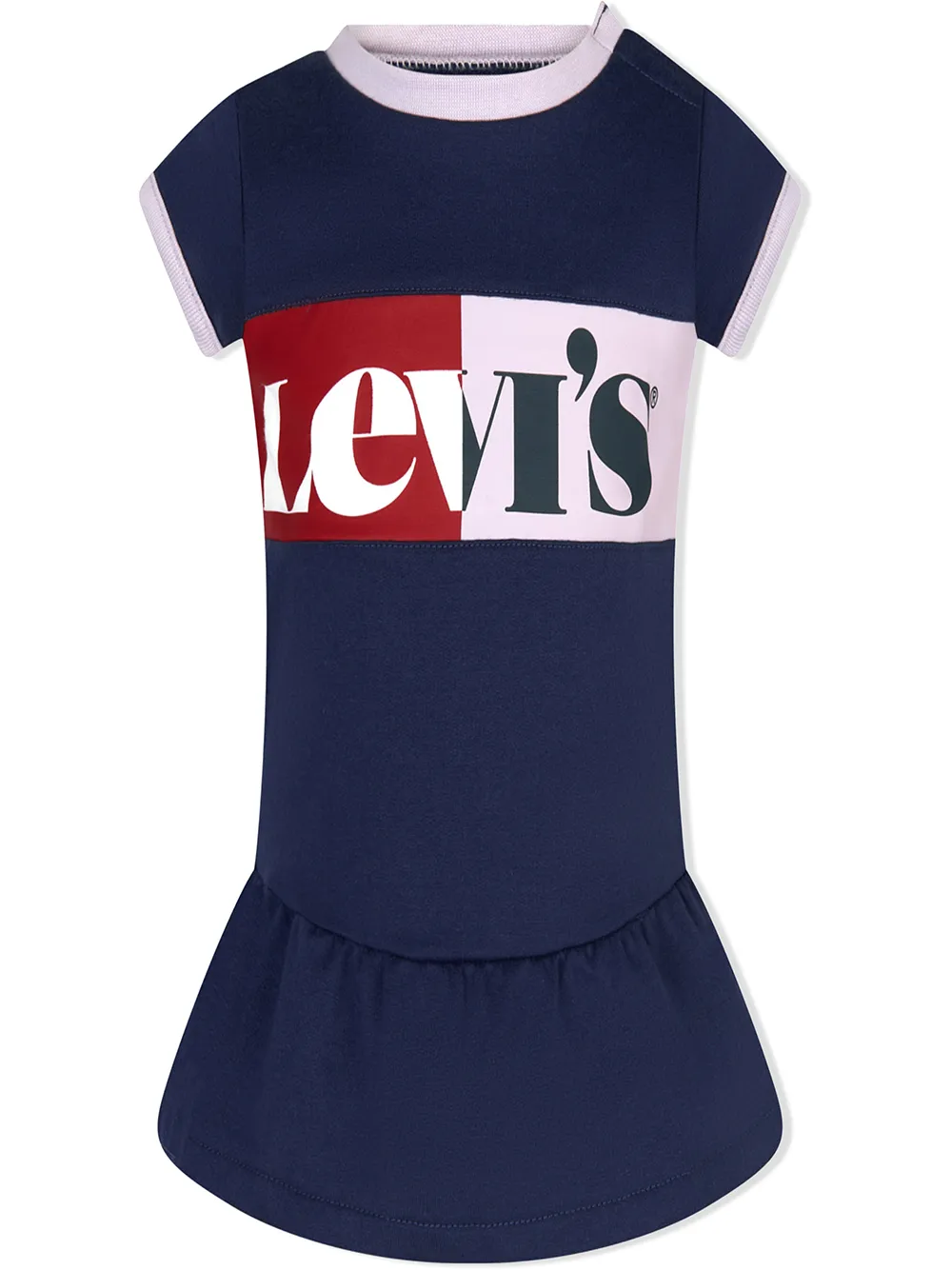фото Levi's kids платье-футболка с логотипом