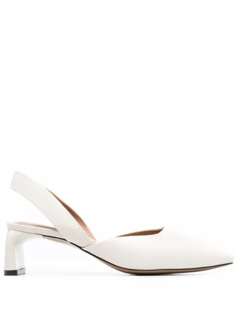 12 STOREEZ Slingback Leather Pumps 
