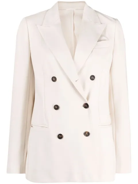 Brunello Cucinelli double-breasted peacoat