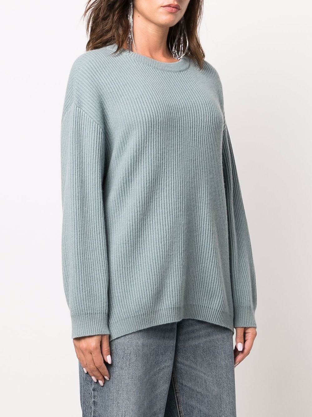 Brunello Cucinelli ribbed-knit side-button jumper Women