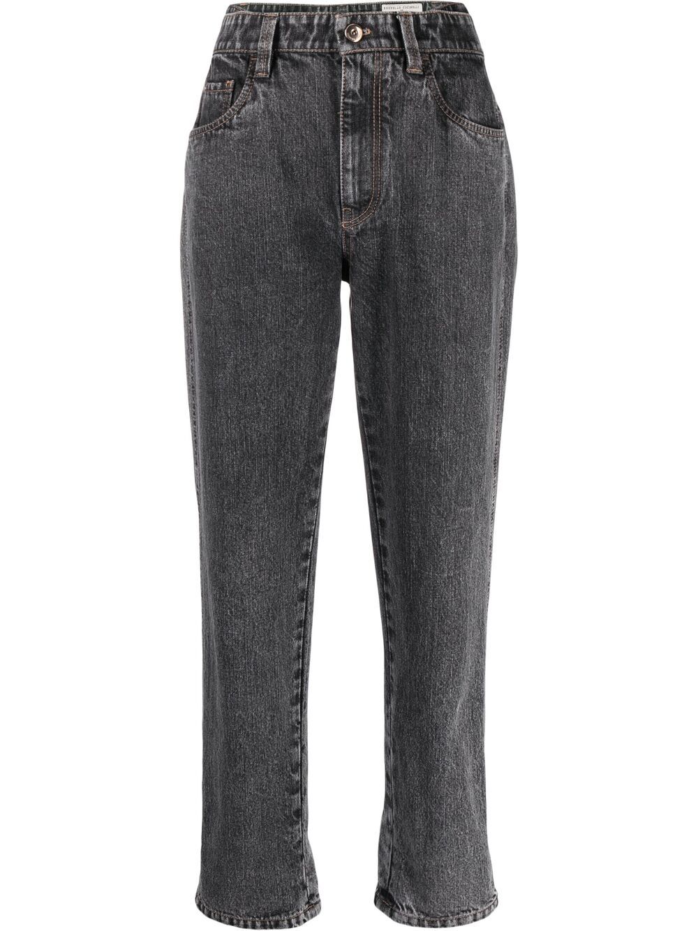 фото Brunello cucinelli прямые джинсы с завышенной талией