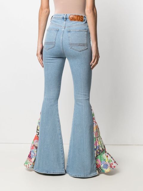 extreme flare jeans