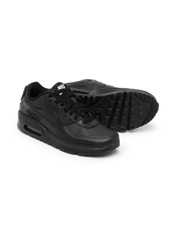 Kids black on sale air max 90