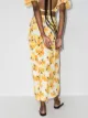 Peony Saia midi envelope Citrus