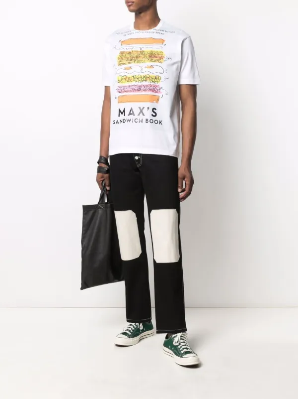 Junya Watanabe MAN グラフィック Tシャツ | ブラック | FARFETCH JP