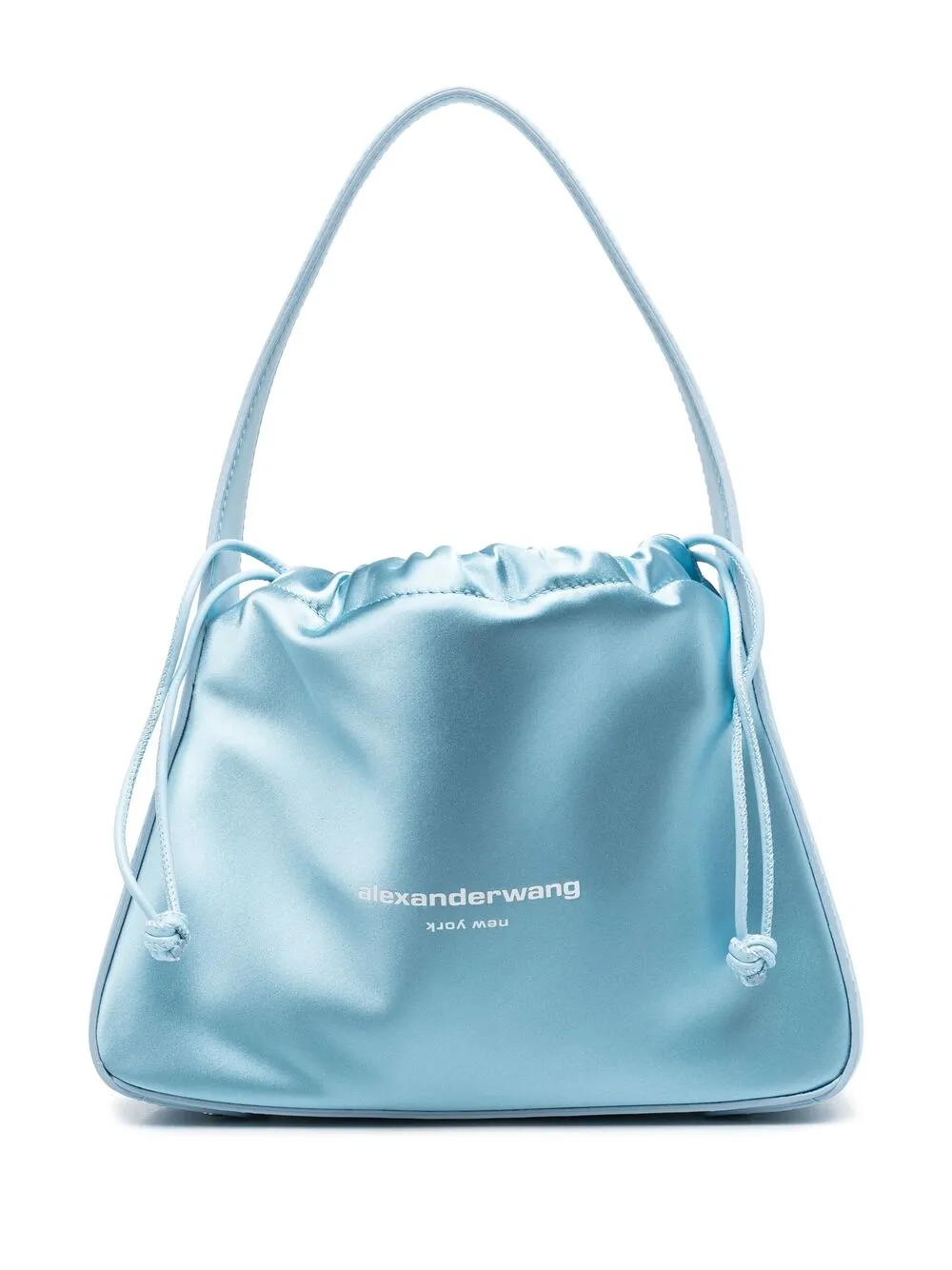Alexander Wang атласная сумка-тоут с логотипом
