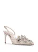 Image 2 of René Caovilla Veneziana slingback silk pumps