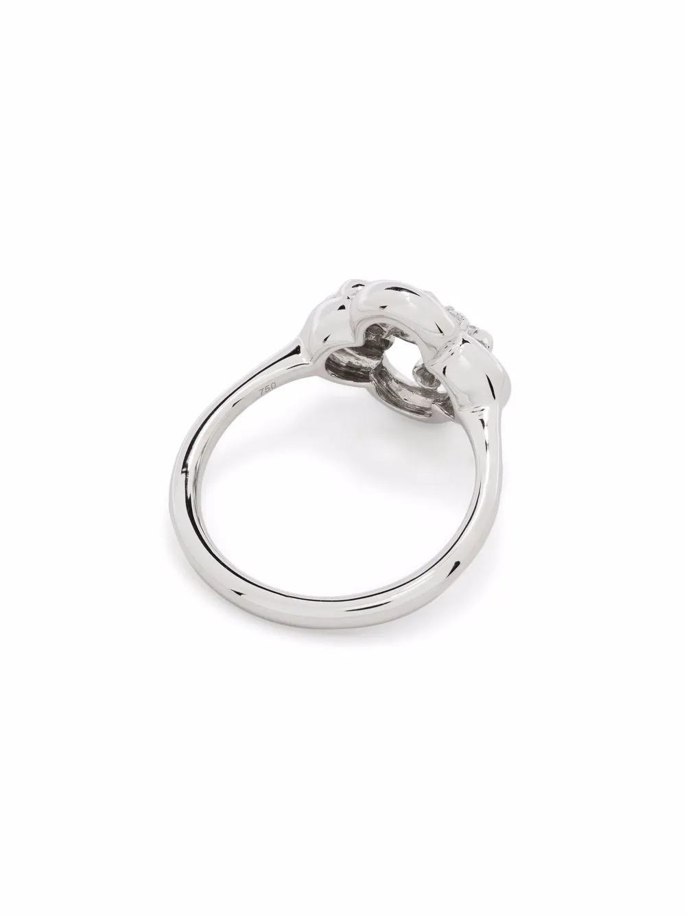 Tirisi Anello Seoul Flower in oro bianco 18 carati con diamanti | Alta gioielleria | Image 4