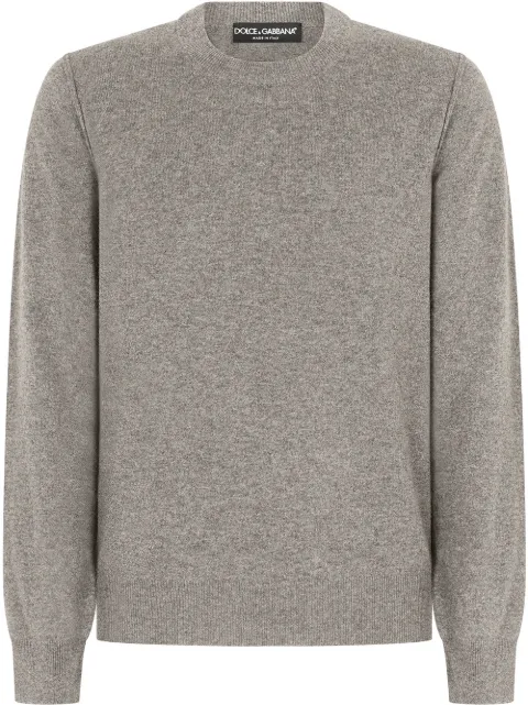 Dolce & Gabbana round-neck cashmere jumper