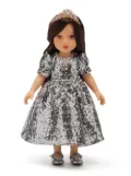 Dolce & Gabbana Kids doll with sequin-embellished dress - Multicolour