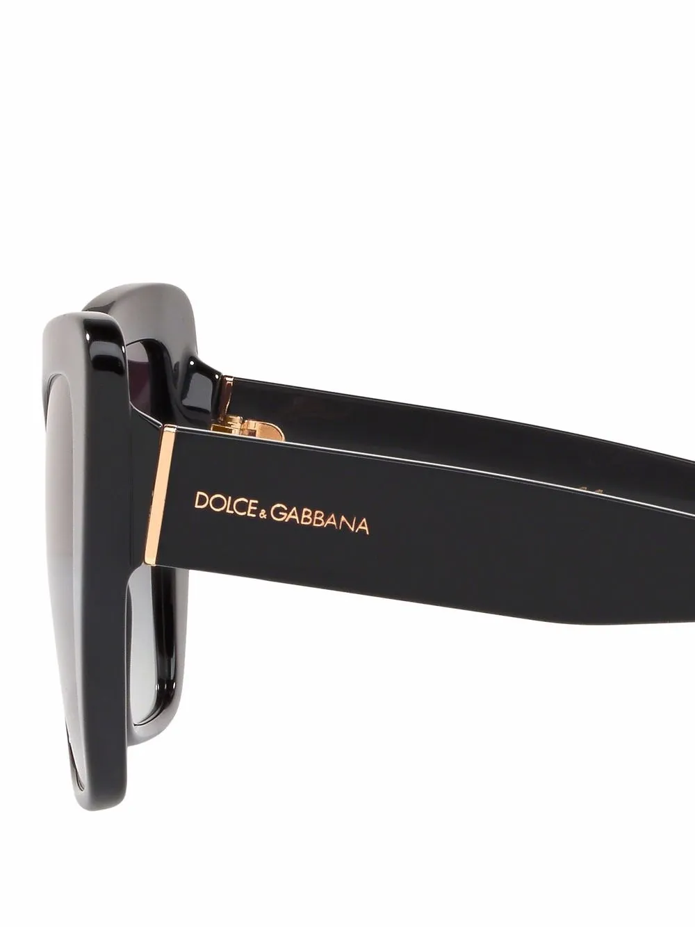 фото Dolce & gabbana eyewear солнцезащитные очки в массивной оправе