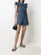 Image 2 of RED Valentino ruffle-trim denim playsuit