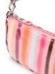BY FAR Rachel stripe-print shoulder bag