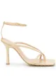 Image 1 of Bottega Veneta square-toe stretch sandals