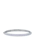 KWIAT 18kt white gold diamond Moonlight three-row medium bangle - Silver