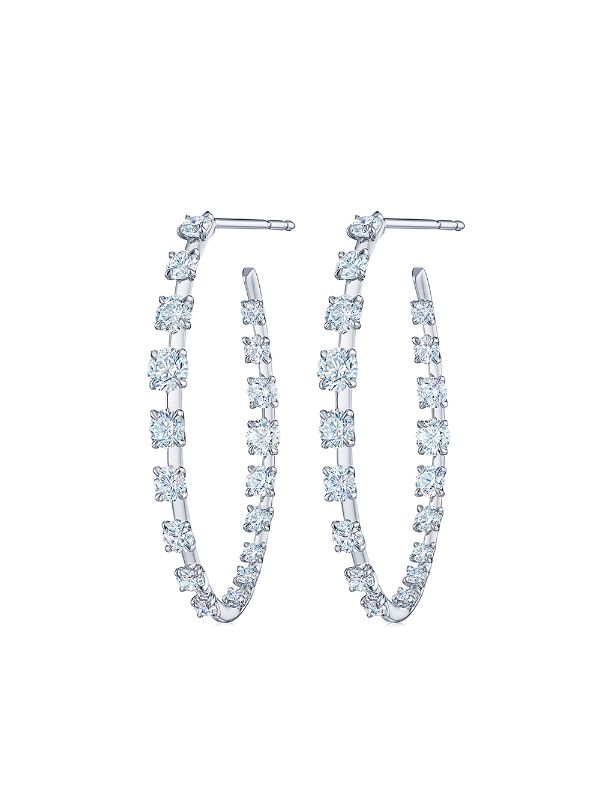 kwiat diamond hoop earrings