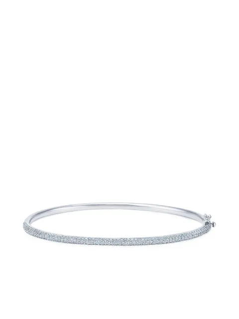 KWIAT 18kt white gold diamond Moonlight three-row slim bangle