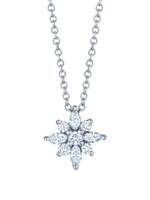 KWIAT dije pequeño de estrella en oro blanco 18kt con diamantes